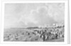 Beach Goers on Beach at French Resort by Anonymous