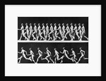 Sequential Frames of Nude Man Walking and Running by Anonymous