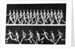 Sequential Frames of Nude Man Walking and Running by Anonymous