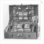 Drawing Depicting an Early Picnic Case by Anonymous