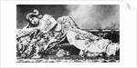 Portrait of Mata Hari Reclining on Her Side by Anonymous
