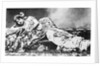Portrait of Mata Hari Reclining on Her Side by Anonymous