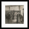 Interior of Early Bank with Customers by Anonymous