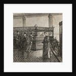 Interior of Early Bank with Customers by Anonymous