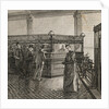 Interior of Early Bank with Customers by Anonymous