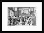 Bank Employees and Messengers at Clearing House by Anonymous