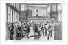 Bank Employees and Messengers at Clearing House by Anonymous