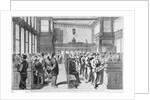 Bank Employees and Messengers at Clearing House by Anonymous
