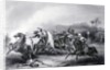 Historical Depiction of Sepoy Cavalry and British Fighting by Anonymous