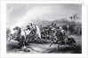 Historical Depiction of Sepoy Cavalry and British Fighting by Anonymous