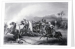 Historical Depiction of Sepoy Cavalry and British Fighting by Anonymous