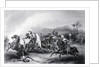 Historical Depiction of Sepoy Cavalry and British Fighting by Anonymous