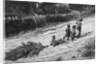 Children Bringing Home a Christmas Tree by Anonymous