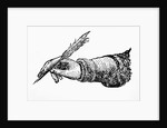 Hand In Writing Position by Anonymous