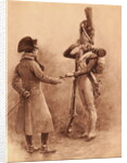 Soldier Saluting Napoleon by Anonymous