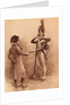 Soldier Saluting Napoleon by Anonymous