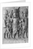 Sculpture of Benin Warriors by Anonymous