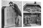 Man and Depicted Machinery by Anonymous