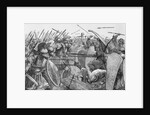Spartans Engaging in Battle by Anonymous