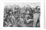 Spartans Engaging in Battle by Anonymous