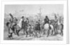 Haranguing Crusaders Before Wall of Jerusalem by Anonymous