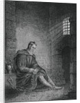 Christopher Columbus with Bowed Head in Jail Cell by Anonymous