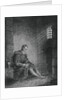 Christopher Columbus with Bowed Head in Jail Cell by Anonymous