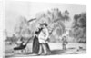 Citizens Carrying Beer While Strolling by Anonymous