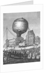 Drawing of Balloon Transport from Versailles by Anonymous