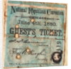 Display of the 1880 National Republican Convention Ticket by Anonymous