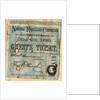 Display of the 1880 National Republican Convention Ticket by Anonymous