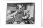 H. H. Richardson Sitting in Chair by Anonymous