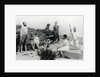 Small Group of Bathers on Beach by Anonymous