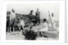 Small Group of Bathers on Beach by Anonymous