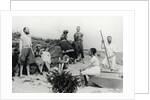 Small Group of Bathers on Beach by Anonymous