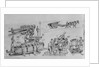Soldiers Utilizing Different Types of Artillery on Field by Anonymous