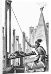 Robespierre Guillotining The Executioner Engraving by Anonymous