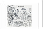 Elaborate Drawing Depicting Aztec Treaty Conference by Anonymous
