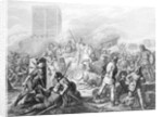 Illustration Depicting Siege of Paris by Normans in 835 by Anonymous