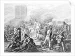 Illustration Depicting Siege of Paris by Normans in 835 by Anonymous