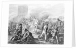 Illustration Depicting Siege of Paris by Normans in 835 by Anonymous