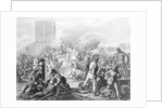 Illustration Depicting Siege of Paris by Normans in 835 by Anonymous