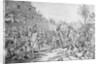 Entrance of Cortez into Mexico Lithograph by Anonymous