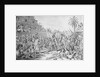 Entrance of Cortez into Mexico Lithograph by Anonymous
