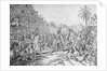 Entrance of Cortez into Mexico Lithograph by Anonymous