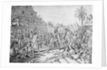 Entrance of Cortez into Mexico Lithograph by Anonymous