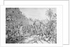 Entrance of Cortez into Mexico Lithograph by Anonymous