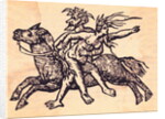 Devil Riding with Witch by Anonymous