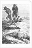 Man Burying Body with London Plague by Anonymous
