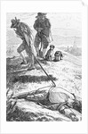 Man Burying Body with London Plague by Anonymous